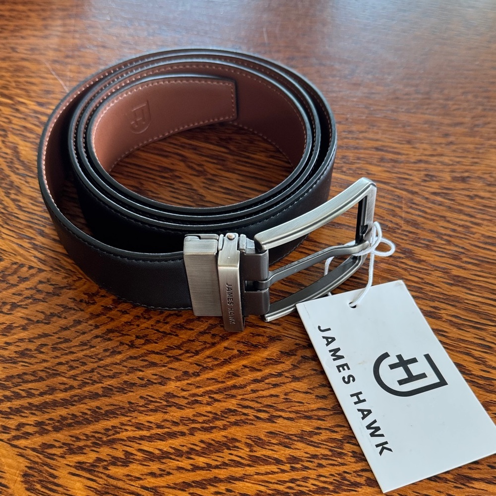 NWT James Hawk Reversible Belt